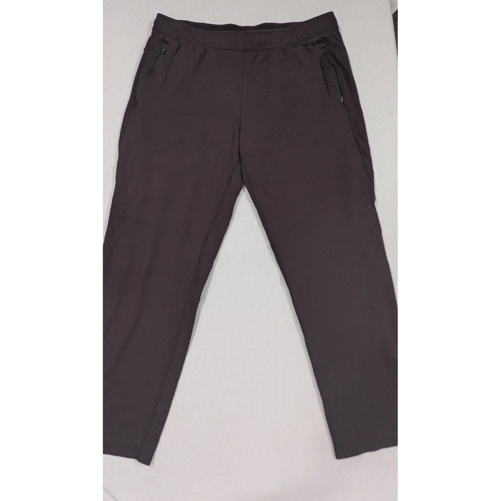 Athletic Works Pants Mens XL 40-42 Black Excellent Zipper Pockets Activewear